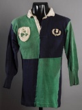 Rare Scotland & Ireland representative rugby shirt worn by ''Ludo'' Stuart