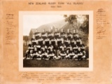 Fine signed official team-group photograph of the New Zealand All Blacks  '