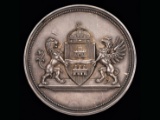Medal awarded to Jesse Pennington by the City of Budapest on the occasion o