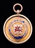 9ct. gold & enamel Welsh Football League Flintshire Area Junior Division Ch