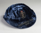 England 1939 Continental Tour cap awarded to Frank Broome of Aston Villa, b