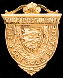 9ct. Football League Football League Vice-President's badge for G.F. Ruther
