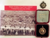 A silver-gilt hallmarked F.A. of Wales, Welsh Amateur Cup winners medal 194