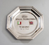 A player presentation for the Italy v England international match played in