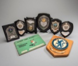 Dick Foss collection of Six Chelsea F.C. youth team trophy shields, compris