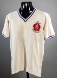 Derek Hennin's match-worn white No.4 Bolton Wanderers 1958 F.A. Cup Final j