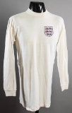 Geoff Hurst white England No.10 jersey worn in the home international match