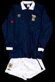 Blue Scotland No.14 jersey 1988-1991, game details unknown; sold with an ea