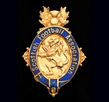 Gary Stevens Rangers FC 9ct. gold & enamel Scottish Cup winner's medal 1991