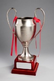 A scale replica of the European Cup/Champions League trophy commemorating L