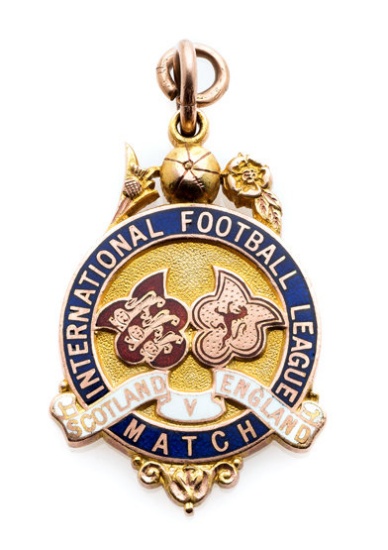Scottish Football League v Football League representative medal awarded to