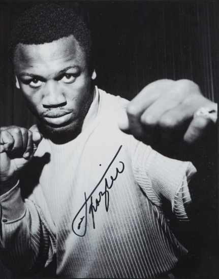 Joe Frazier signed photograph