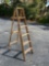 6' wood step ladder