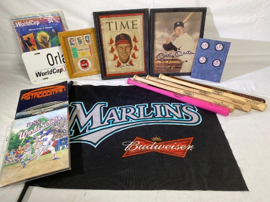 Sports collectibles - baseball and soccer