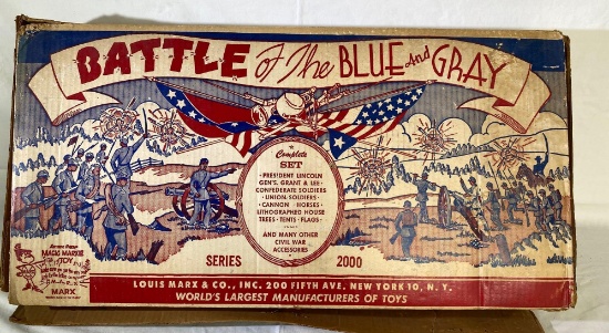 Marx Toys Battle of the Blue and Gray playset