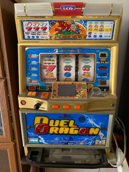 Aruze Duel Dragon LCD pachislo slot machine