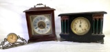 Bulova NCR promotional, Sessions & Howard Miller mantel clocks
