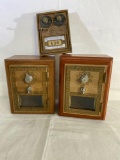 (2) Post Office boxes and a faceplate