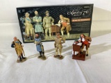 The Great Americans hand-painted pewter figures