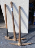(2) Pick axes and (1) sledge hammer