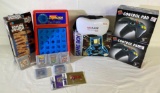1989 Nintendo Game Boy video game system , MadCatz control pads, RK 5th VR glasses case & games