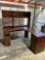 L-shaped desk with hutch 59