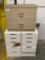 (3) Utility cabinets