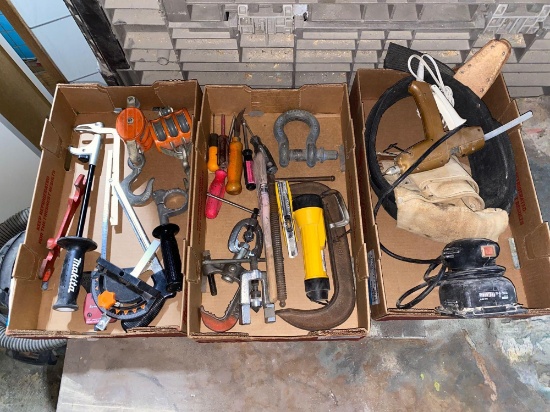 (3) Boxes of tools
