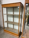 Glass front cabinet 18