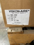 (29) Viskon-Aire 20 x 20 air filters
