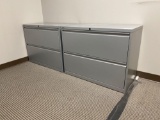 (2) Lacasse 2-drawer lateral file cabinets