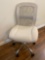 White rolling office chair