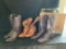 El Paso Boot Makers 10D, Durango 9D & lizard skin 11 cowboy boots