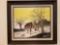 Mark Wood signed oil with certificate sticker on back 24