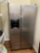 Frigidaire side by side refrigerator with ice /water dispenser