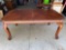 Broyhill Chippendale style dining room table with 2 leaves