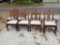 Broyhill Chippendale style chairs- 2 captain and 4 side