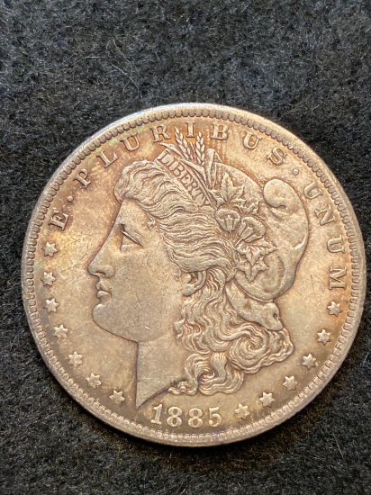 1885 O Morgan Silver Dollar