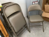 (6) Cosco gray folding chairs