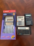 Canon hand held printing calculator and others