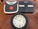 Digital scale and wall clock