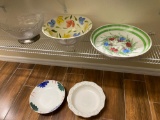 Italian ceramic bowls and others