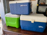 Coleman and Igloo coolers