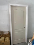 Wood door and frame 80