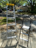 6' Davidson aluminum step ladder & Cosco step ladder