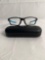 Oakley OX8033 black blue 55.18.140 unisex eyeglass frames