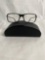 Prada VPR15N black 56.17.140 unisex eyeglass frames