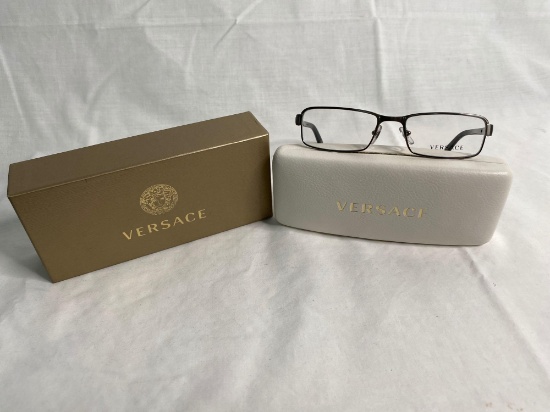 Versace VE1181 silver 53.17.140 men's eyeglass frames