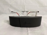 Silhouette 5357 black red 53.19.140 men's eyeglass frames