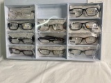 Variety of eye glasses (tray)